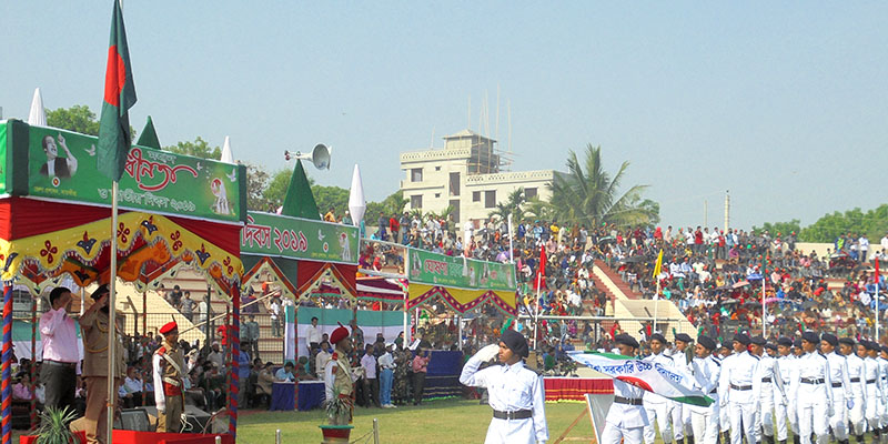 মহান স্বাধীনতা দিবস ২০১৯ এ সাতক্ষীরা সরকারি উচ্চ বিদ্যালয়ের বর্ণাঢ্য মার্চ পাস্ট